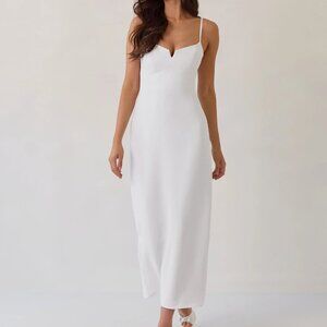 Park & Fifth White Cambridge Dress Size Medium